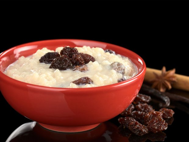 Risotto congelado con higos