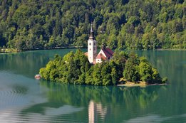 Lago Bled en Eslovenia