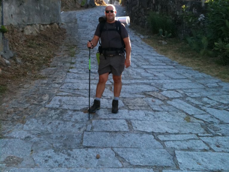 [Translate to Spain - Spanish:] Patient on his way to the Camino de Santiago route