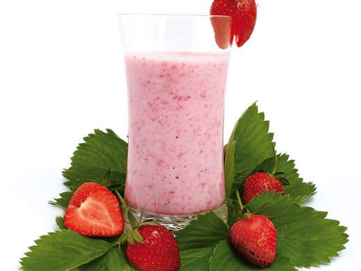 Batido de fresas