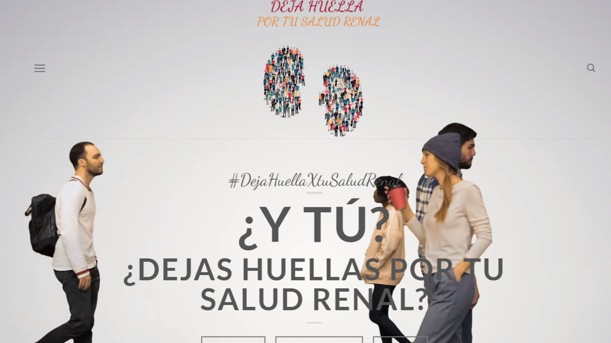 Imagen de la campaña Deja Huella Por Tu Salud Renal